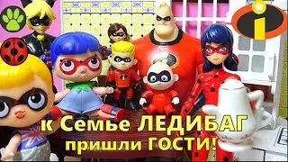 СуперГеройские СЕМЕЙКИ ПОДРУЖИЛИСЬ!!!