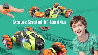 Gesture Sensing RC Stunt Car - Remote & Hand-Controlled Drift Toy for Kids