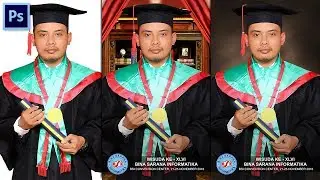 Cara Edit Foto Wisuda di Photoshop