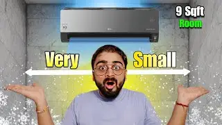 AC In *9* Sqft Room😧 - कमरा बन जाएगा फ़्रीजर 🥶 !!