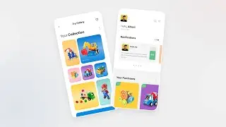 Toy Ui Screens Design using figma + Filmora - Speed Art