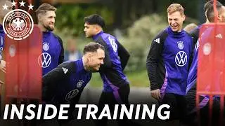 Atubolus und Browns Premiere mit dem Team! 🇩🇪⚽️ | Inside Training DFB