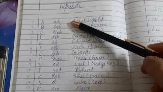 German Language vlog 3 - Alphabets and Phonetic