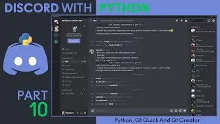 DISCORD WITH PYTHON AND PYSIDE2 - Left Menu Sidebar, Resizing And Submenus [FINISHED] - PART 10