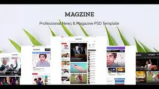 MAGZINE - News Magazine Newspaper PSD Templates | Themeforest Website Templates and Themes