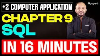 Plus Two Computer Science | SQL in 16 Minutes | Eduport Plus Two