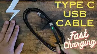 Fast Charging USB - C cable | In depth review and charging test.