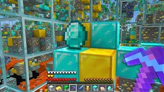 Minecraft UHC but all the stone is replaced with GLASS..?