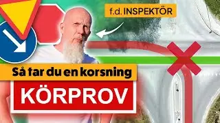 5 Korsningar På Uppkörningen Med Olika Elever