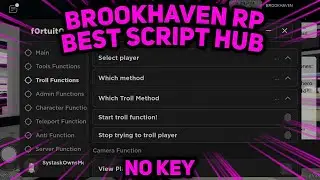 Brookhaven Script Best Hub Troll Admin FE | Fluxus, Delta, Arceus X, Codex X