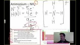 Lewis Structure: Ammonium NH4+