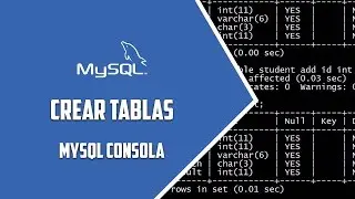 MySQL Console - Creating Tables - Video 61