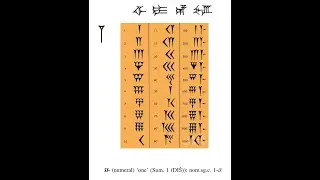 Hititçe - Hittite word of the day  :  šı̄- (numeral) ‘one’ (Sum. 1 (DIŠ))