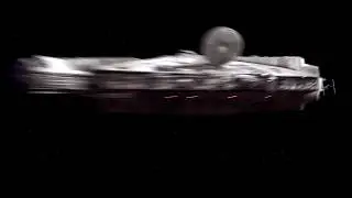 Millennium Falcon Tie Fighter vRay test