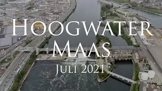 Stuw Sambeek hoogwater 2021