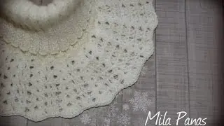 Вяжем детскую манишку