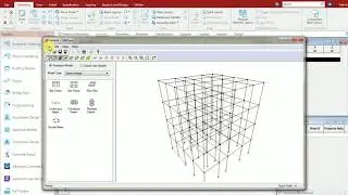 STRUCTURAL WIZARD - CREATION OF BAY FRAME MODEL,MERGE MODEL INTO STAAD PRO CONNECT EDITION V22