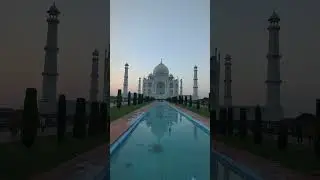 Taj Mahal at Sunset #shorts