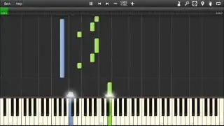UNDERTALE - Home - Piano tutorial (Synthesia)