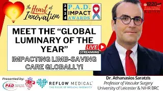 Most Impactful Peripheral Artery Disease Researcher | Dr. Athanasios Saratzis
