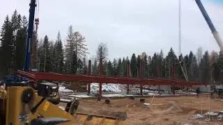 Строительство заправки лукойл в Мирном
