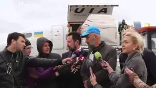 самолет с гуманитарным грузом от ООН   Киев  Новости Донецк Луганск Война на Донбассе