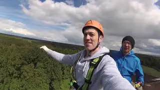 Прыжки с веревкой с вышки (башни) в Казани - Rope Jumping