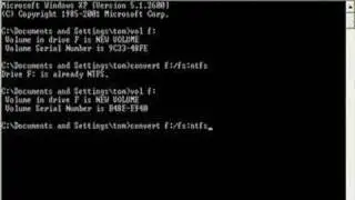 FAT 32 to NTFS