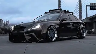 Cesar's Bagged WIDEBODY LEXUS IS350 // 4K