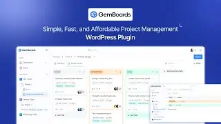 Introducing GemBoards – The Self-Hosted WordPress Project Management Plugin for Teams