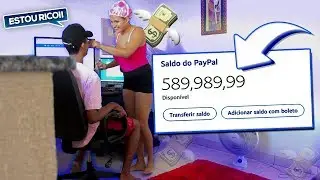 MOSTREI TODO MEU DINHEIRO PRA MINHA NAMORADA!! (a reação dela foi...)