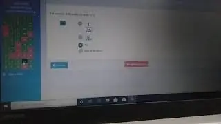 Snapshots of online exam 1st semester 2021