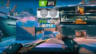 5️⃣ VALORANT Benchmark 2025 – Ryzen 7 9800X3D & RTX 4070 Super | High vs Medium FPS Breakdown