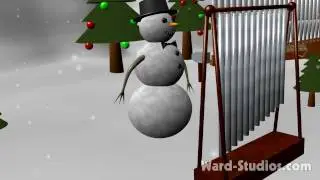 Carol of the Bells Remix Animusic Style Animated Christmas Holiday Music Video