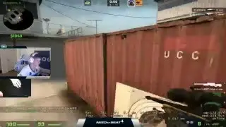 s1mple wallbangs tarik and checks his reaction