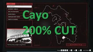 GTA V - Lesson 4 - Cayo Parico, CUT Hack and make all 150% | How to make 100% Cut