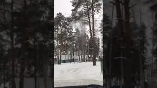 Горка. Зимние покатушки.