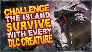 DAY 4 | Surviving EVERY DLC Dino on The Island | ARK: Survival Evolved