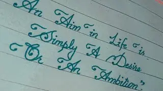 English Cursive Handwriting ❣️| Knowledge with me