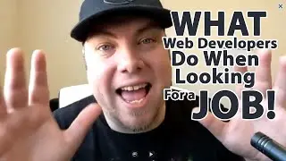 What web developers do when looking for a job | My advice to other web devs