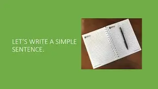 [Myanmar/Burmese] How to write a sentence in English - Simple Sentence