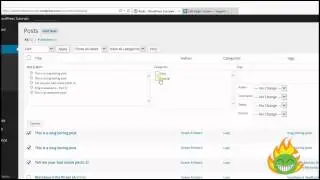 WP Categories and Bulk Edit