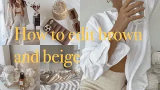 Brown and Beige Preset | Edit Photo Lightroom 