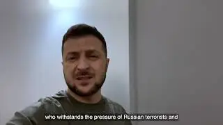 13-Aug-2022 President Zelenskyy Addresses the Ukrainian Nation (English Subtitles) Day 171