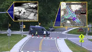 Cooperative Perception Scenario 1 – Pedestrian Crossing [Audio Described version]