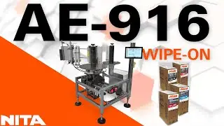 Standalone Side Wipe-On Label Application on Boxes