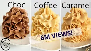 Condensed Milk Buttercream COMPILATION Chocolate Coffee Caramel SILKY SMOOTH No Grit No Icing Sugar