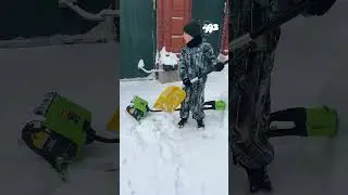 🌨️ ЛАЙФХАК: как БЫСТРО убрать СНЕГ на улице!