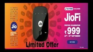 Jiofi Offer just at 999/- only , jiofi festive celebration offer details