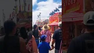 The fair was a blast from the past 🎡🎠🎟What are your favorite fair rides? #sandiegocountyfair